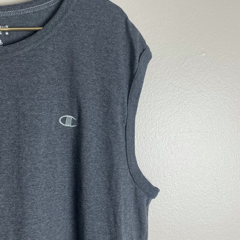 Champion • Dark Gray Men’s Athletic Tank Top. - Picture 2 of 5